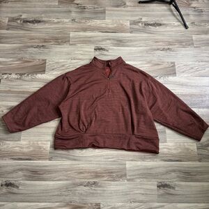 Athleta Altitude Polartec Fleece Half-Zip Pullover Sweatshirt Size 3X